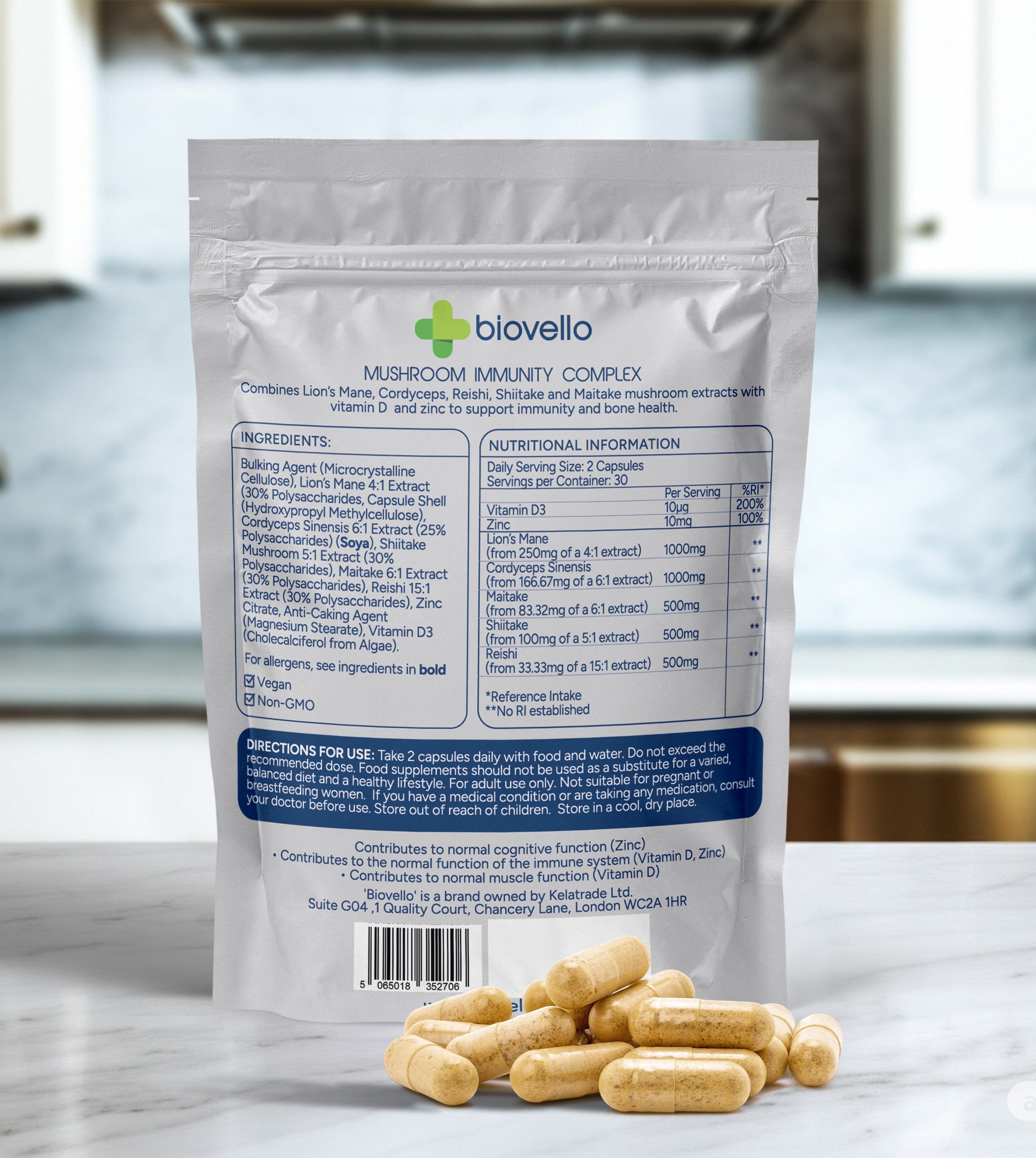 Biovello Mushroom & Immunity Complex