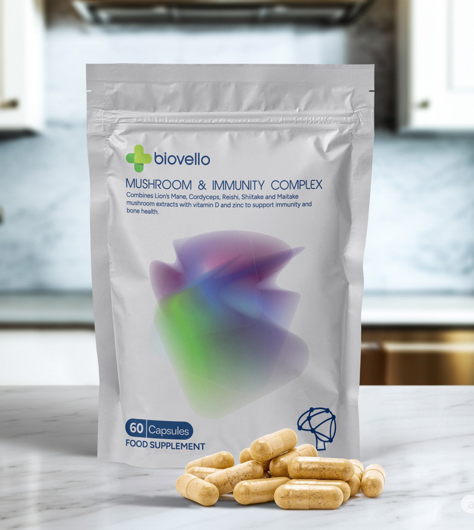 Biovello Mushroom & Immunity Complex